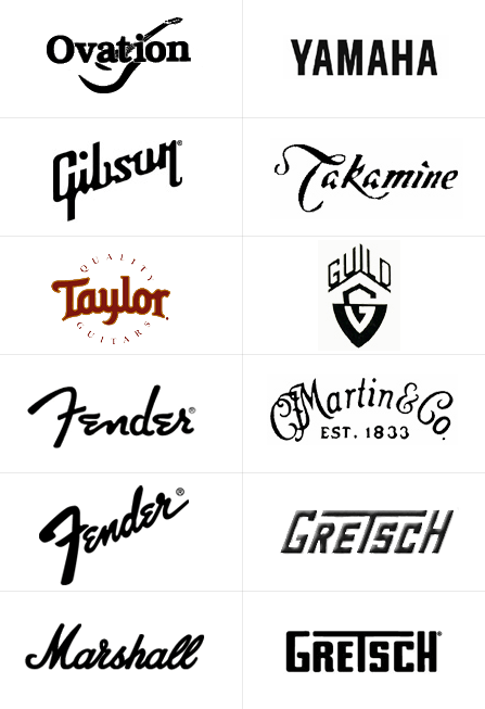 Guitar Brand Logos